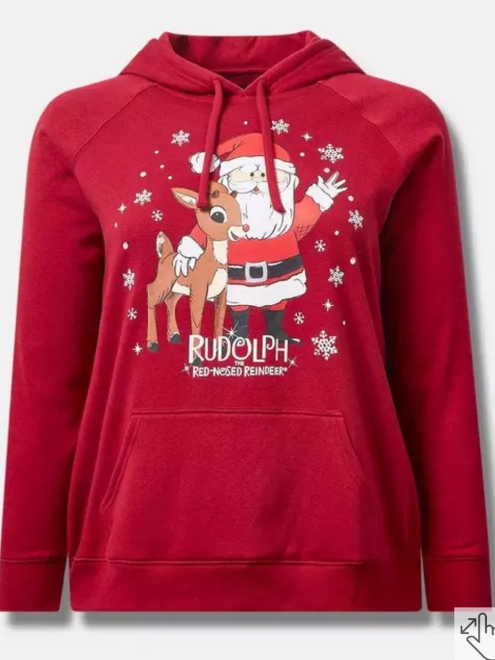 torrid Red Rudolph & Santa Graphic Hoodie
